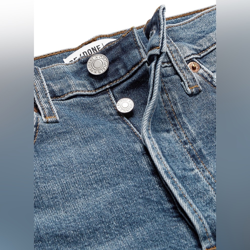 Re/Done 70’s Ultra High-Rise Stove Pipe Jeans - Picture 5 of 6